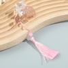 Pink Flower Metal Hollow Bookmarks With Tassel Pendant Apricot Leaf Lotus Rose Bookmark Gifts For Teachers Friends Book Lovers