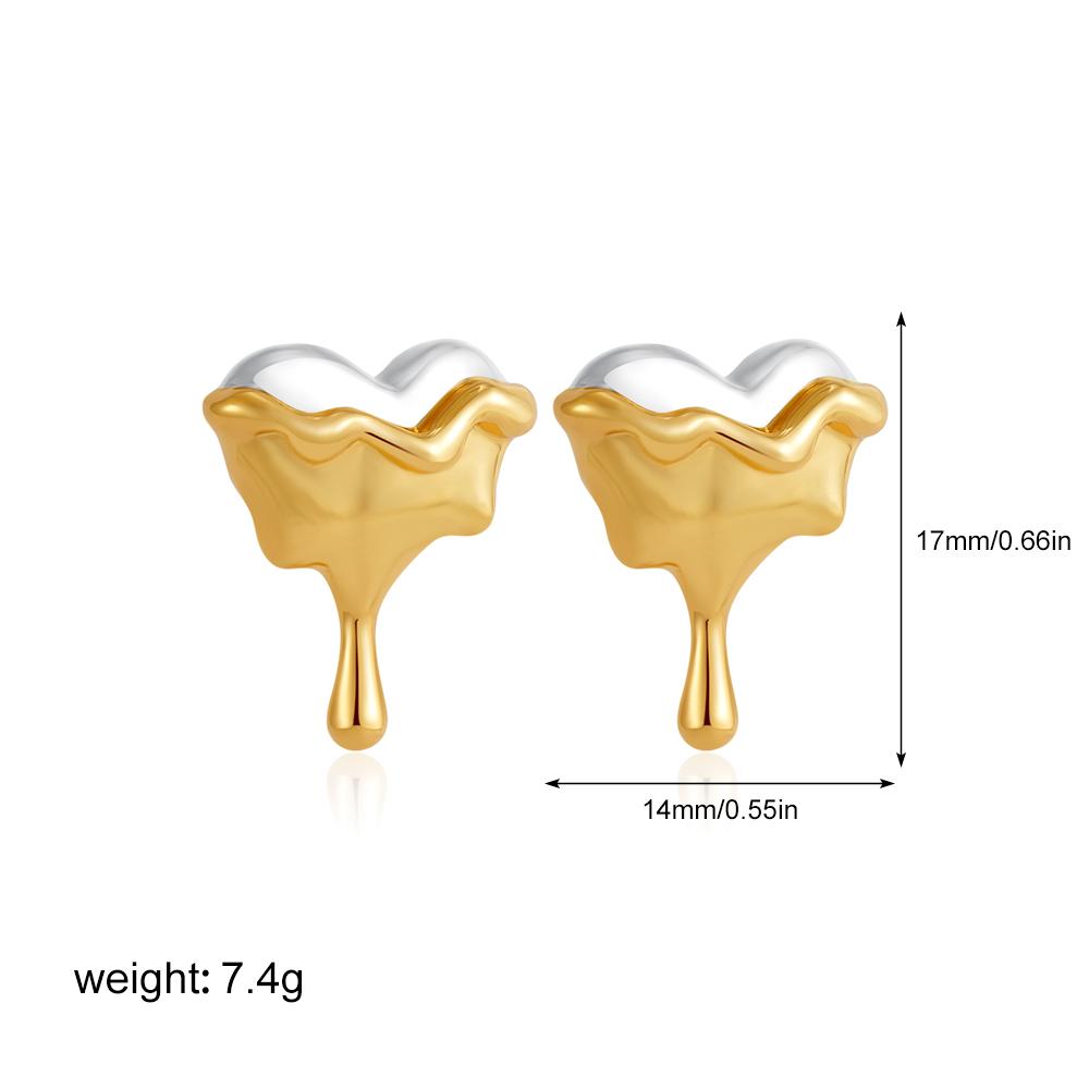 Vintage Gold&Silver Plated Twisted Hoop Earrings for Women Fashion Mixed Double Layer Small Hoops Ear Buckle Jewelry