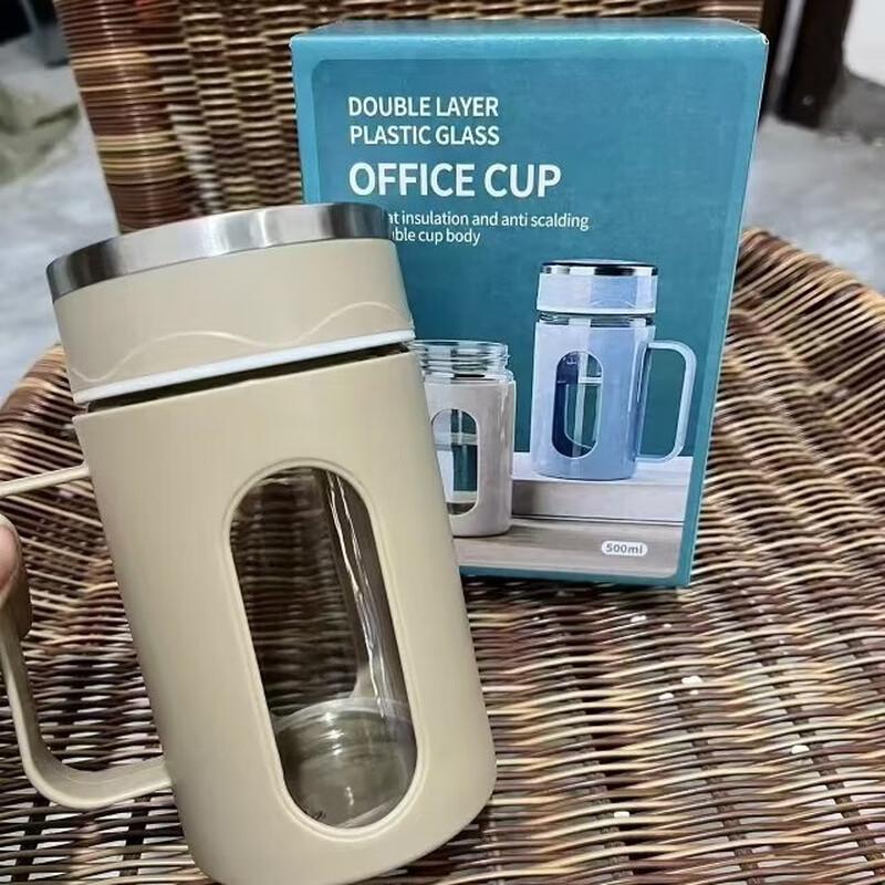 Hitzebeständige Glas-Teetasse fürs Büro