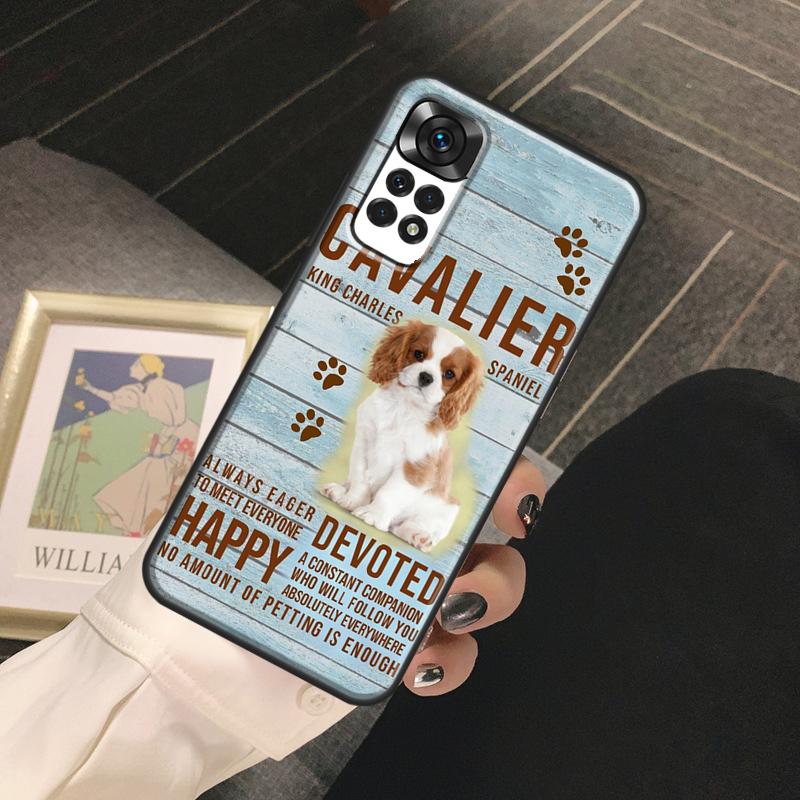 Cavalier King Charles Spaniel Dog Funda For Xiaomi Redmi Note 14 Pro 9 10 11 12 13 Pro 10S 11S 12S Redmi 13C 10C 12C 14C Case
