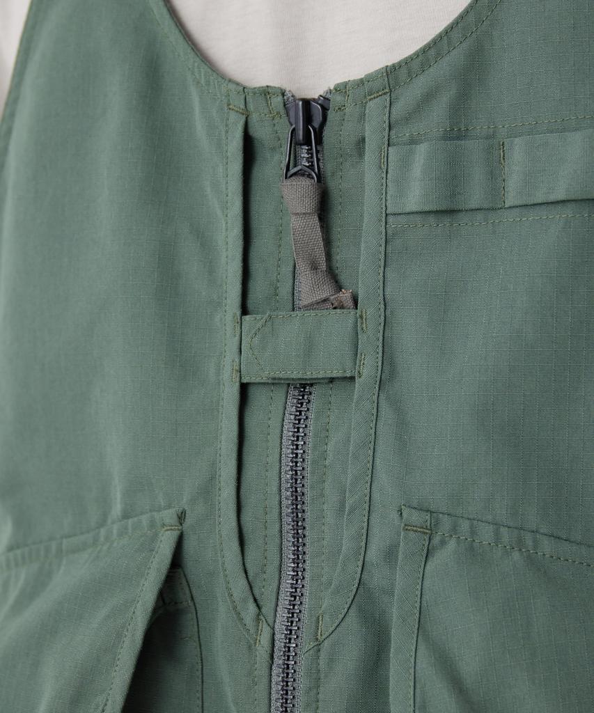 Snow Peak TAKIBI Ripstop Vest OLIVE L VT-26SU002 (Men's/Women's Vest)