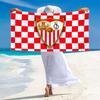Sevilla FC Print Beach Towel, Large Soft Quick Dry Towel for Beach Camping Swimming