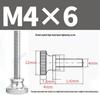 GB834 High Head Knurled Hand-Tightening Screw with Large Toothed Round Head