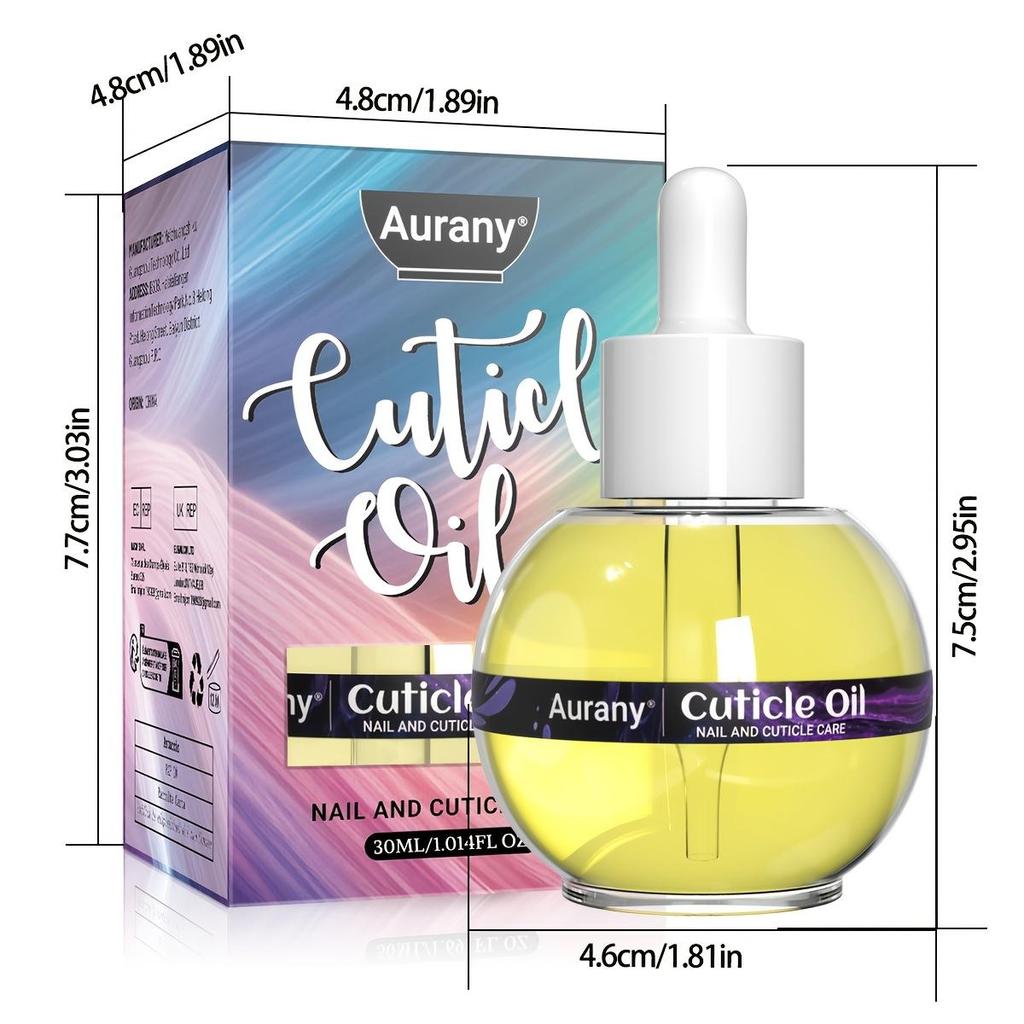 Cuticle Oil, Nail and Cuticle Treatment With Niacinamide, Moisturizing Nail Care Treatment for Dry, Non-Greasy, Fast Absorbing-30Ml