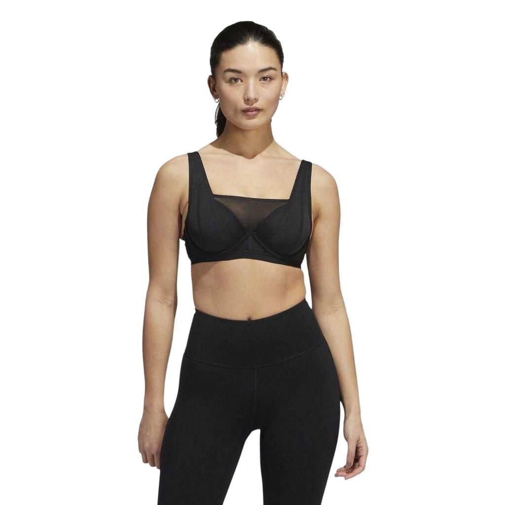 Adidas Womens/Ladies Luxe Square Neck Snug Fit Bra