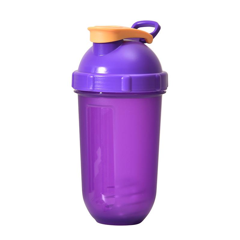 500ml Leak Proof Protein Shaker Bottle with Scale Portable Gym Water Bottle for Fitness Training Sport Mixing Cup