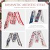 LumiSyne Silk Skinny Scarf for Women and Narrow Rectangular Neckerchief with and Alphabet Vintage and Artistic Satin Slim Ribbon Ribbon Hair Ribbon