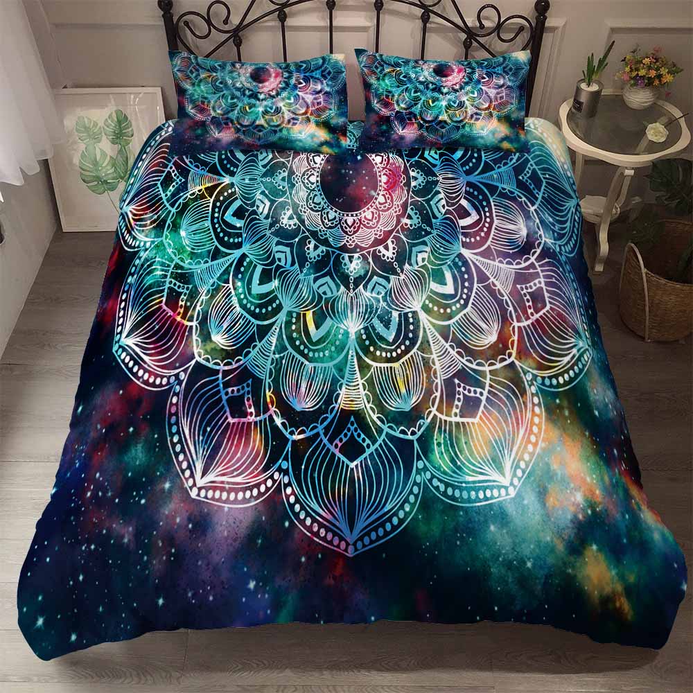 Luxury Bedding Set For Mandala Classic Colors Super Size Bohemian Bedset King Queen Full Duvet Cover Sets Boho Bedclothes Double