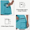 Women's Hiking Cargo Skirt Outdoor Sports Zipper Tennis Skirt