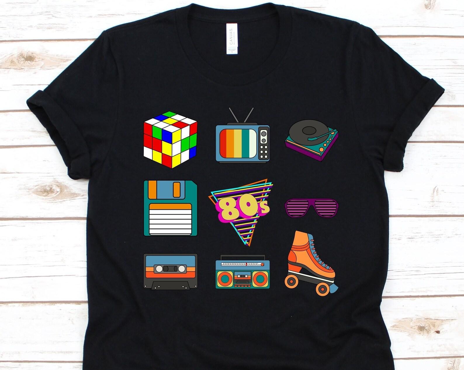 80 s Things Shirt, Eighties T-Shirt, 80 s Gift, Throwback Music, Retro Design, Nineteen Eighties Shirt, 1980 s Shirt, 80 s Fashion, 80 s Kid XL