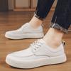Men's Genuine Leather Business Casual Shoes Youth Fashion Casual Platform Shoes Men's All-match Outdoor Breathable Shoes Soft Wedding Shoes