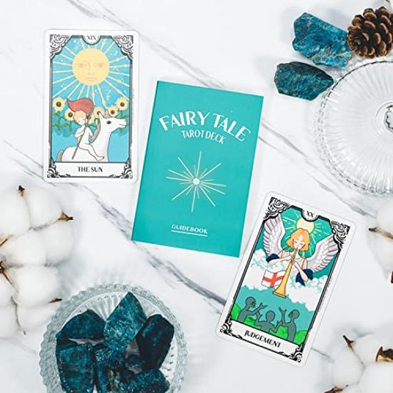Kancharo Tarot Deck Tale Tarot with Japanese Tarot Card Instructions and Pouch Download the Japanese instruction manual via QR 94-Card (Fairy Deck)