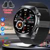 New Smart Watch Headset Two In One Wireless Bluetooth Dual Earbuds Call Health Monitor Sport Tracker Smartwatch For Men IOS
