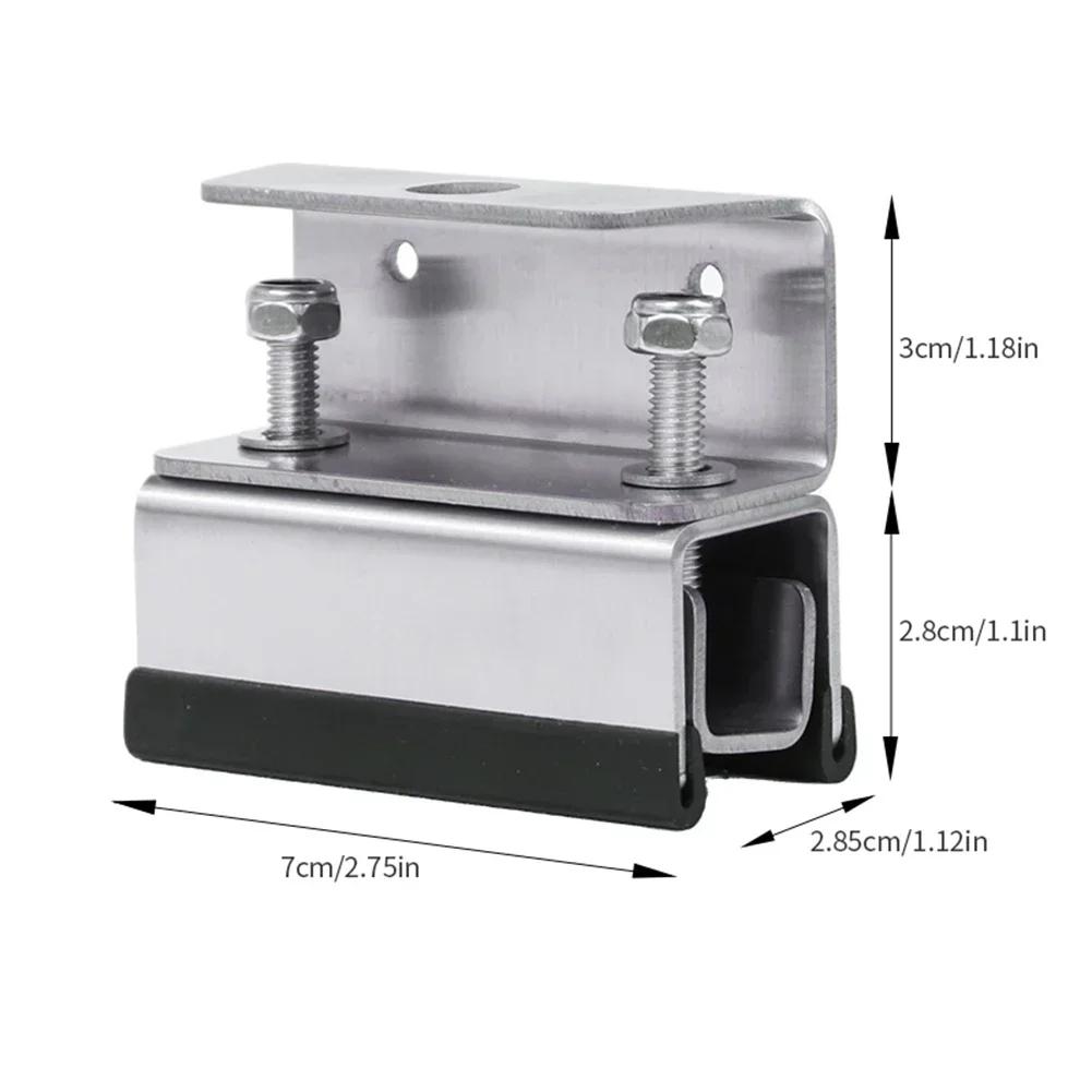 4/6Pcs RV Photovoltaic Bracket Ship Camper Top Box Stable Bracket Stainless Steel Fixed Photovoltaic Bracket Roof Rack Mount Kit