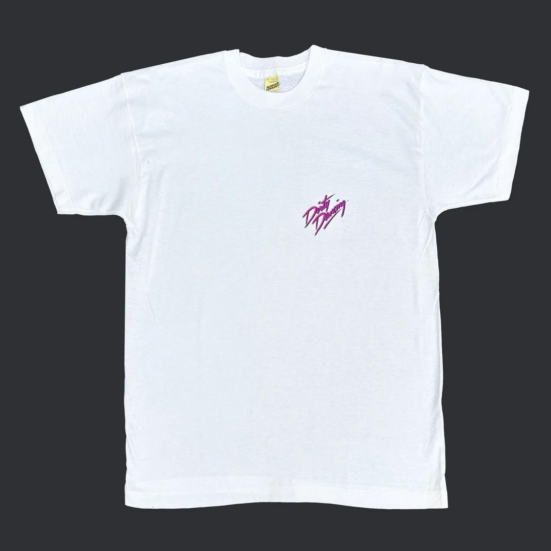Dirty Dancing 1987 80s Vintage Movie Promo Cast Crew Logo Rare Unisex T-Shirt XXL