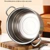 Lilang Stainless Steel Steamer & Soup Pot with Timer