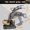 Remote Control Excavator 4x4 Alloy Dump Truck Bulldozer Radio Model Rc Car Construction Vehicle Toy Children Kids Gifts