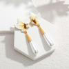 Atoztide Bohemia Abalone Shell Long Tassel Earring For Women Stainess Steel Multiple Style Heart Flower Drop Earring Jewlry Gift