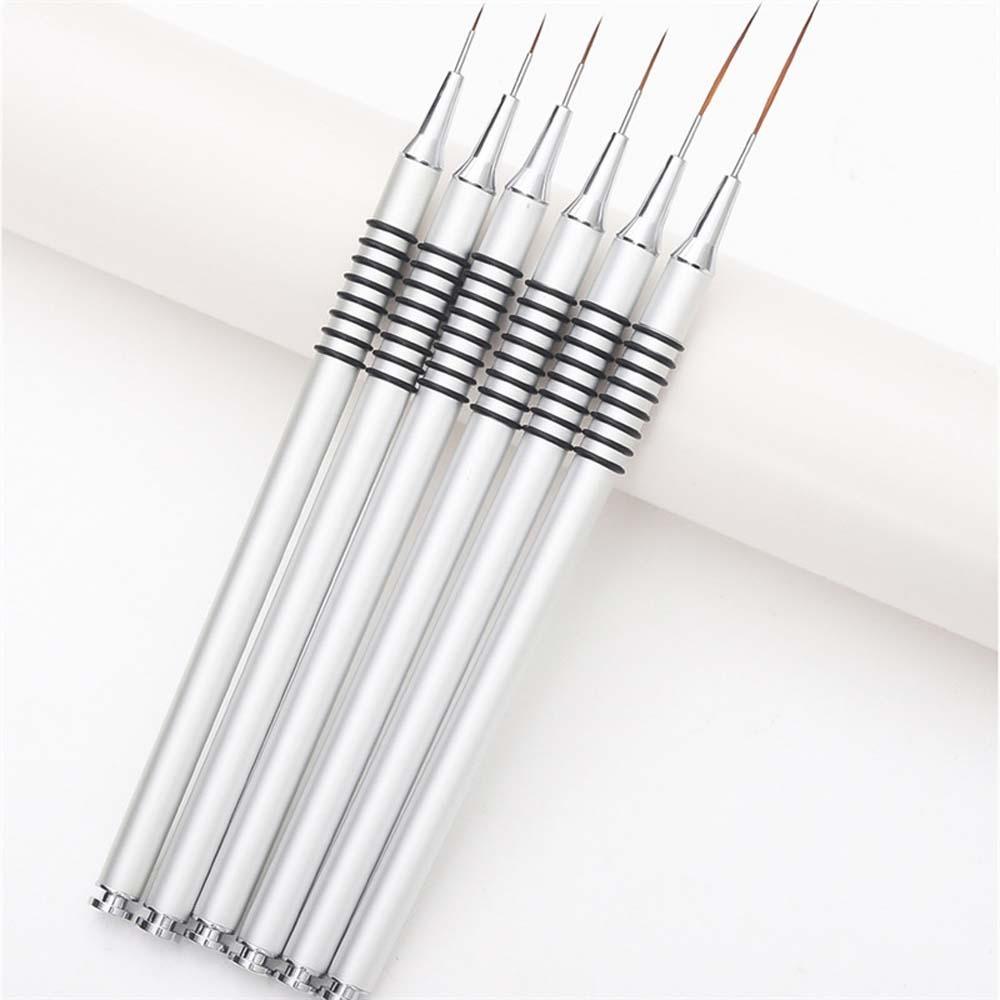 

6Pcs/set DIY Nail Painting Pen Nail Art Liner Brush Pull Wire Pens Set Nail Salon