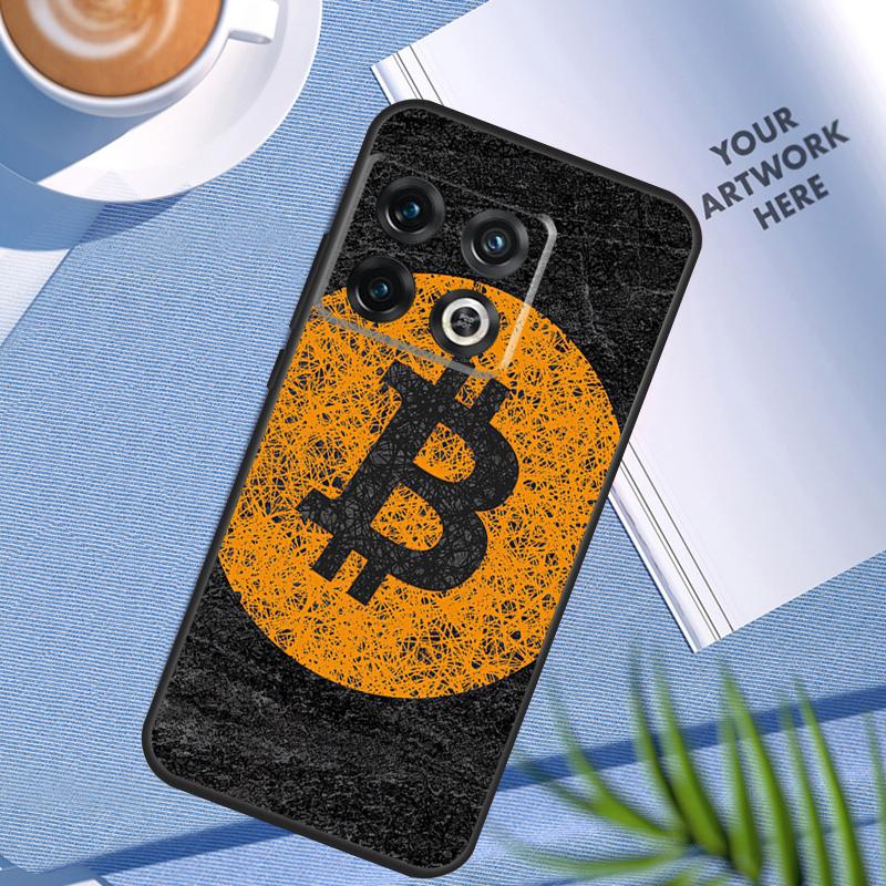 Bitcoin Case For OnePlus 11 12 9 10 Pro 10R 9R 8T 10T 12R Nord N10 N20 N30 2T CE4 CE 2 3 Lite Cover