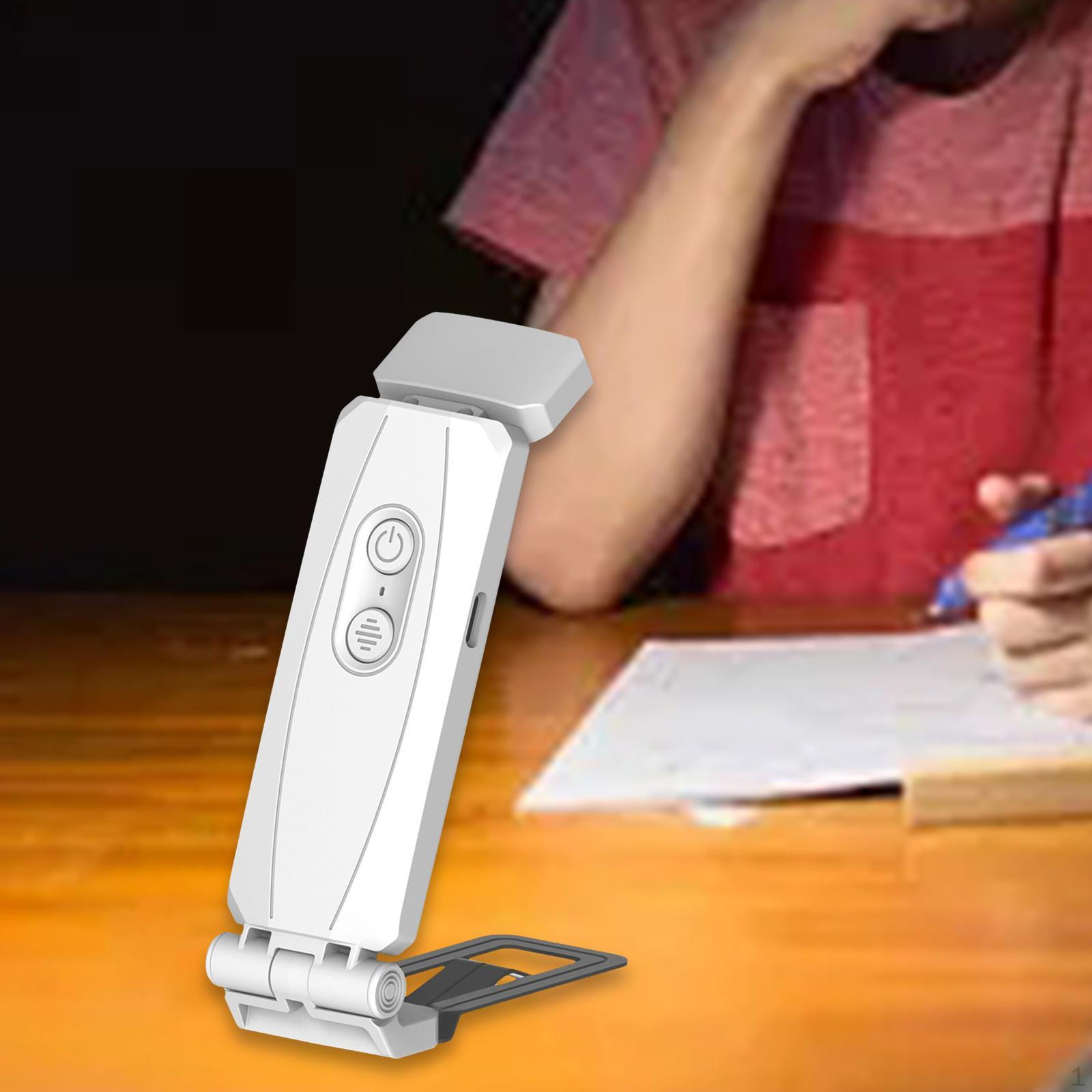 

Закладка для книг Портативный светильник Ночной светильник для чтения, светодиодный светильник для чтения, регулируемый для белый