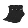 Nike Everyday Cushioned Socks Unisex Black SX7667-010