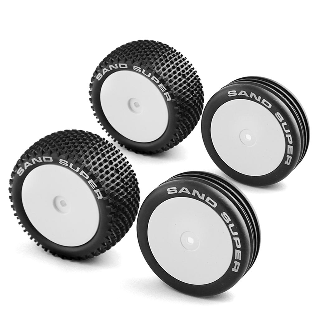 Ferngesteuertes Geländewagen, weiß, 82 und 87 mm Reifen, 4 Stück, Ersatz für XRAY XB2 Serpent SRX2 SRX4