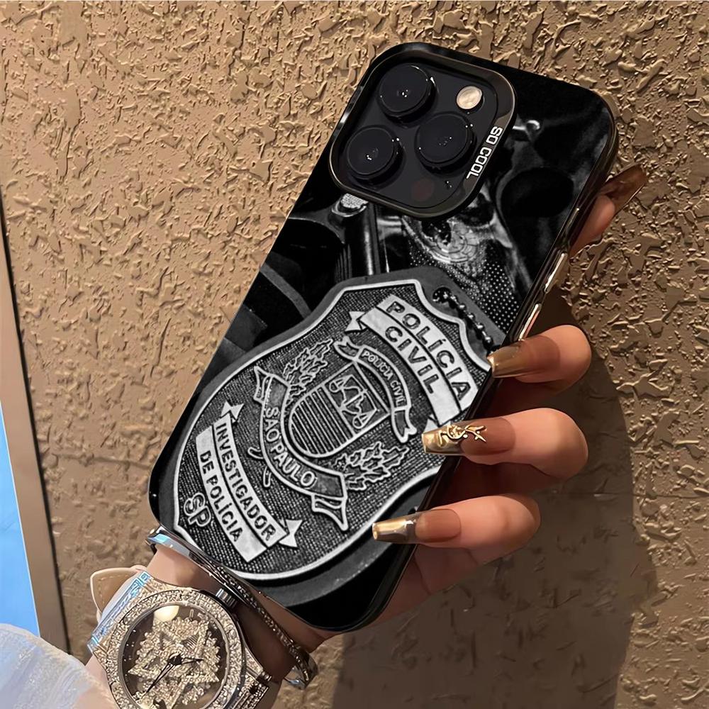 Police FBI Cool Phone Case Phone Case For iPhone 14 16 15 11 12 13 Pro Max Mini Plus Shockproof Cover