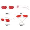 UV400 Classic Retro Metal Rectangle Sunglasses Unisex Vintage Design Lens Sun Glasses Small Oval Glasses Eyewear for Women Men