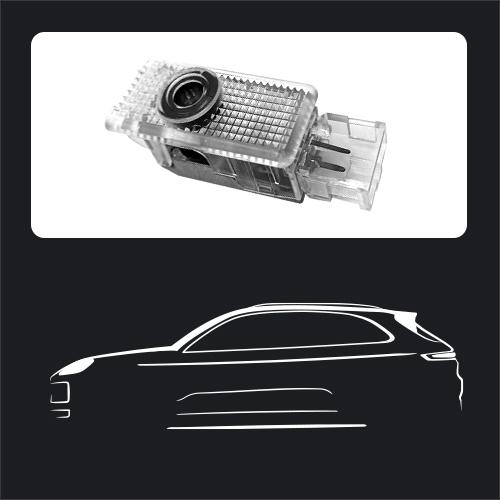 

2pcs Car Door Light For PORSCHE Cayenne Macan Taycan 911 991 718 Boxster Cayman Panamera Lamp refit Laser Decor Projector Glass 2 pieces