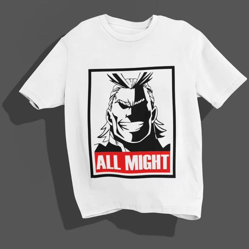 

2026 new My Hero Academia anime print mens and womens Harajukustyle fashionable loosefit animethemed casual wear Tshirt S