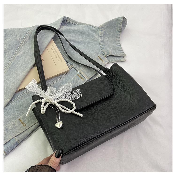 Foreign sense niche wing bag women's new Korean version simple fashion tote bag casual commuter underarm shoulder bag