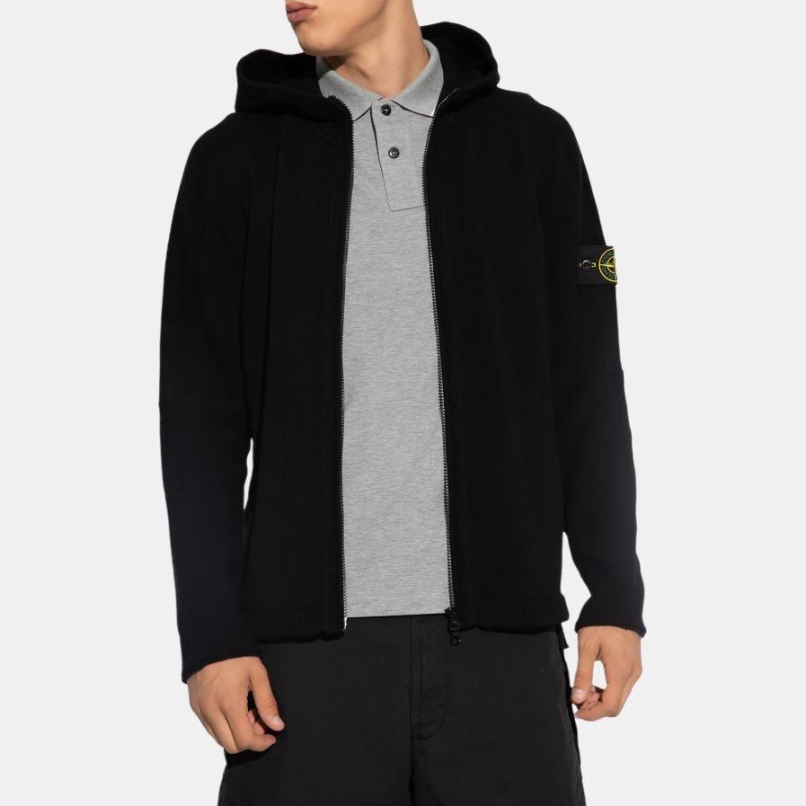 STONE ISLAND Zip Hoodie 'Black' Men's 7915509A3-V0029