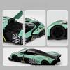 1:32 Valkyrie AMR Sports Car Alloy Model Diecasts Metal Vehicles Model Simulation Sound Light Kids Toys Gift