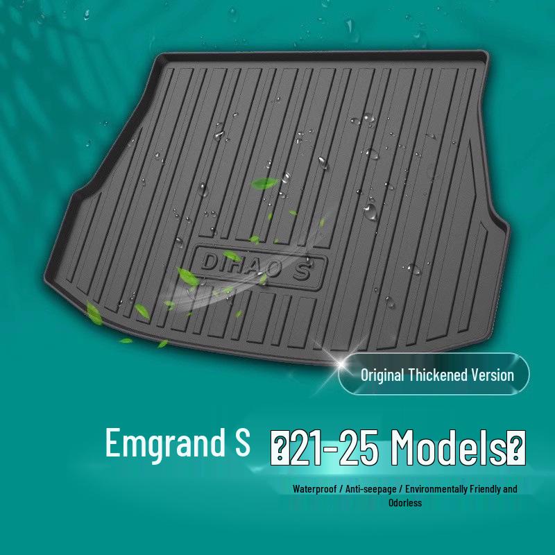 Suitable Trunk and Tailgate Mat for 21-Geely Emgrand S, New Emgrand GL, and 22-Million Model EC7 Rear Seat
