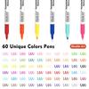 Shuttle Art Permanent Color Marker Fine 60 Quick Water for Coloring Writing and Notebooks Markers, Pens, Set, Point, Colors, Drying, Resistant, Kids,