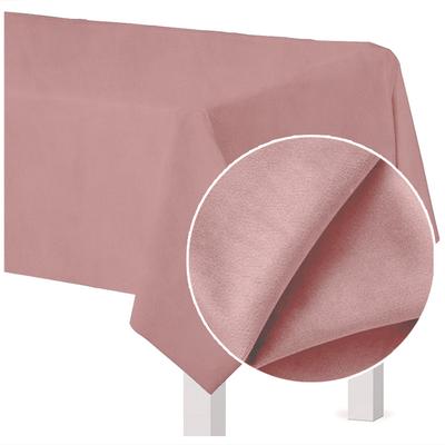 Matte Velvet Tablecloth, Powder Pink, For A Table 140X240Cm