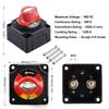 200A Disconnect Switch Boat Mass Switch Connector 48V Battery Cutter Mass Poop For RV Switch Camping Car Boat/Caravan/Yach