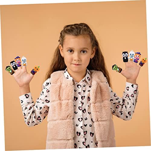 40 Pieces Hand Puppets Set, Cartoon Finger Puppets for Kids Storytelling, Halloween Birthday Party Holiday Toys for Boys Girls