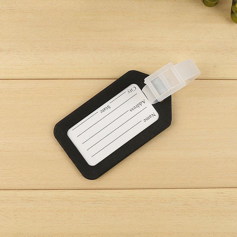 PP Plastic Airplane Boarding Pass Luggage Tag - Suitcase & Bag Name Label Accessory