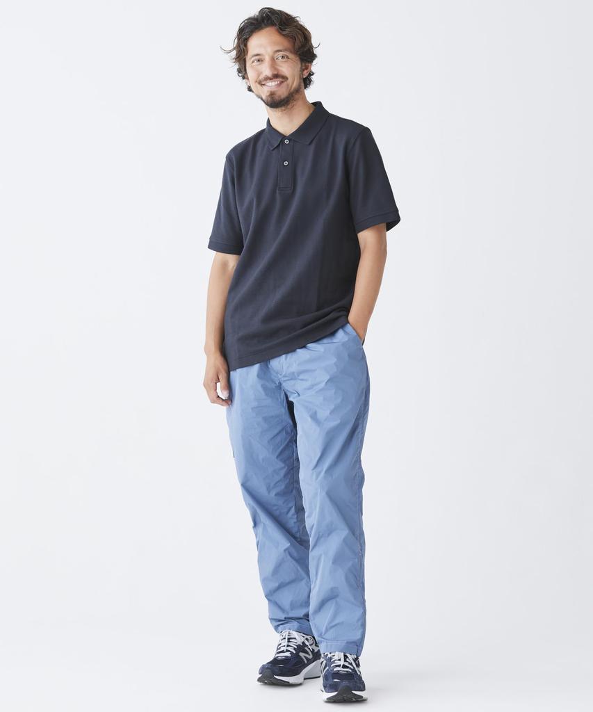 [L.L.Bean] Men's Premium Double L Polo Shirt, Short Sleeve, Japan Fit, Size M, Blue, Classic Navy, 1000014426