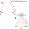 A-Line Kids Girls Cosplay Petticoat Elastic Waist Lolita Underskirt Crinoline Skirt  Flower Girls