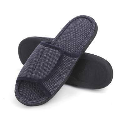Afindern Care Fußschwellung und Ödeme Druckabfall Verstellbarer Memory-Schaum Indoor Geeignet für und Alle 3 Farben Herren Hausschuhe, Sandalen, Linderung,