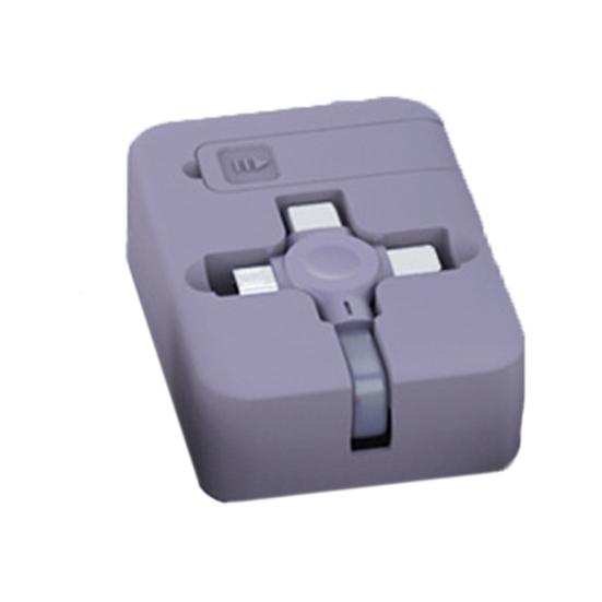 3 in 1 Micro USB Cable Fast Charger Type C/8pin Charging Wire