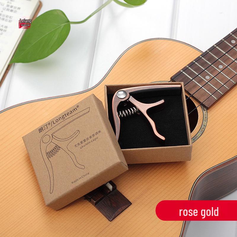 

Alloy Ukulele Capo: Musical Instrument Transposition Clip