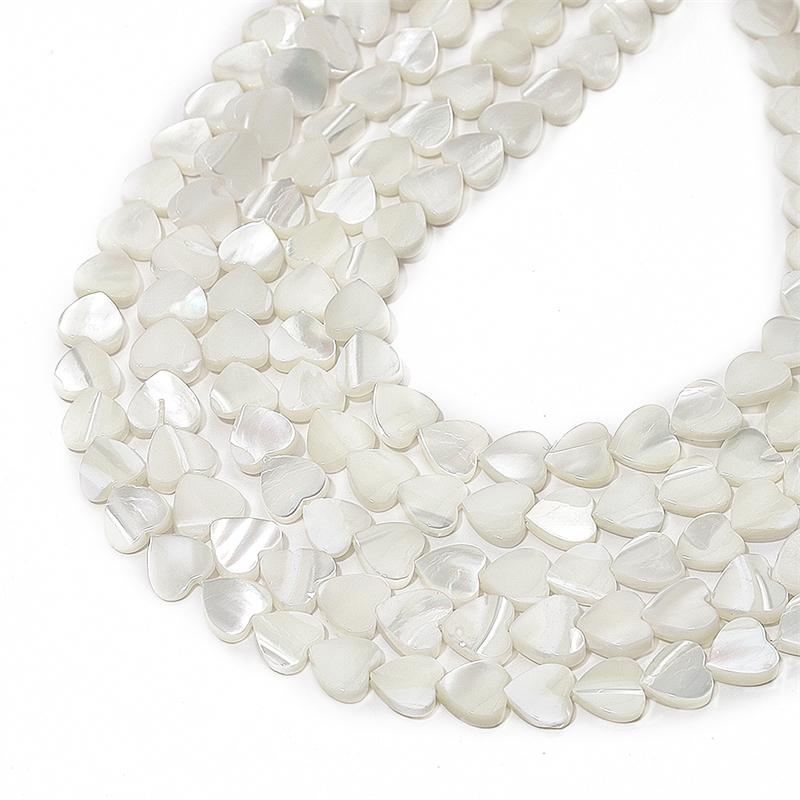 

5-15 шт. Натуральные бусины из морских ракушек для изготовления ожерелий, браслетов, серег и другой бижутерии 8.0mm 5pcs