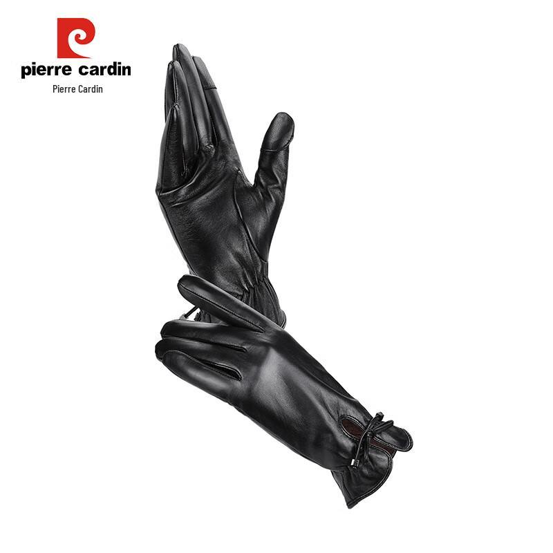 Pierre Cardin Women's Goatskin Touchscreen Gloves