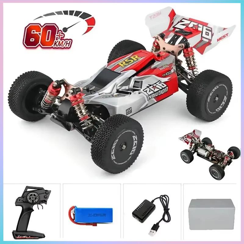 WLtoys 144010 144001 75KM/H 2.4G RC Car Brushless 4WD Electric High Speed Off-Road Remote Control Drift Toys for Children Racing