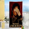 Michael Jackson Ręcznik Plażowy Super Miękki Mikrofibra Szybkoschnący Materiał Wygodny Lekki