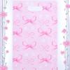 50Pcs Stylish Pink Bow Thank You Tote Bags Decorative Gift Bags for Birthday Wedding Christmas Carnival Party Events